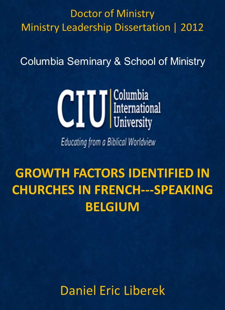 Title details for GROWTH FACTORS IDENTIFIED IN CHURCHES IN FRENCH by Daniel Eric Liberek - Available